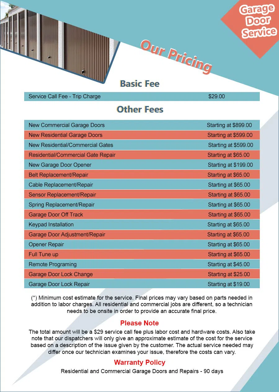 Golden Garage Door Repair Service Rochelle Park, NJ 201-491-5896